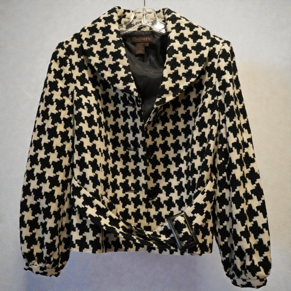 Vintage Houndstooth Chadwick's Collection Jacket